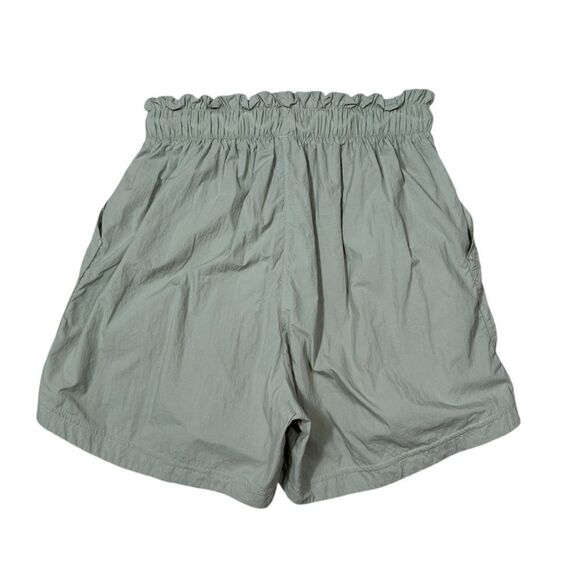 Adidas Utility Woven Magic Green High Rise Athletic Active Shorts - Picture 5 of 6